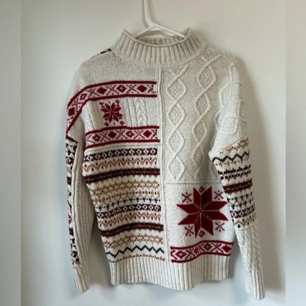 American Eagle Vintage ‎ Mock Neck Knit Sweater